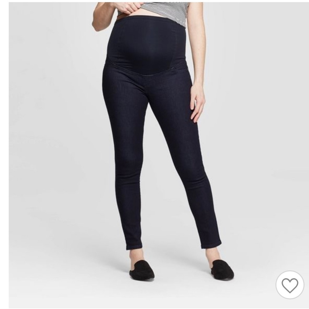 Ingrid Maternity Jeggings Dark Wash